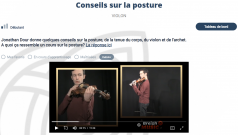 Posture au violon